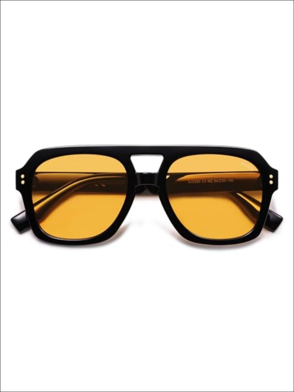 Retro Polarized Aviator Sunglasses UV400 TAC Lens Full Frame